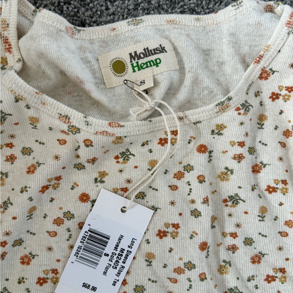 Mollusk Surf Co Floral Long Sleeve Shirt Women’s Small